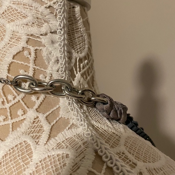 Multicolor Chain Necklace Blue Silver - Picture 8 of 8